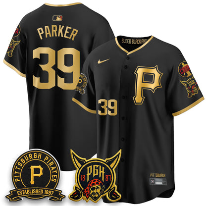 PIT 2026 City Connect Vapor Limited Jersey - Cobra & Est 1887 Patch - All Stitched