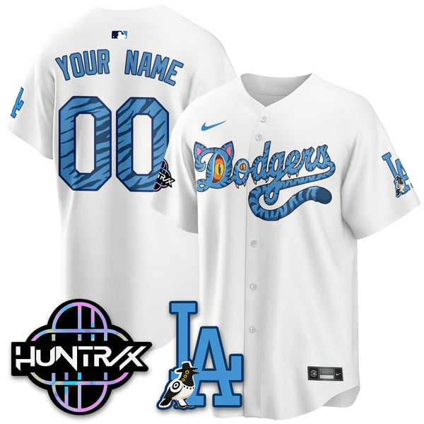 Los Angeles Dodgers x K-Pop Demon Hunters 2026 Vapor Custom Jersey - Stitched