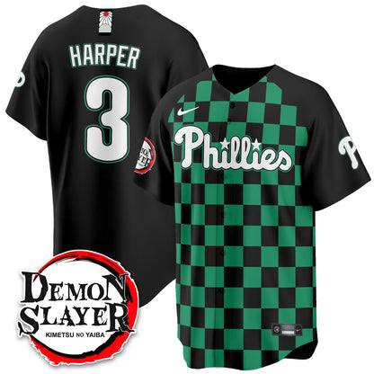 PHI Demon Slayer Vapor Limited Jersey - Stitched