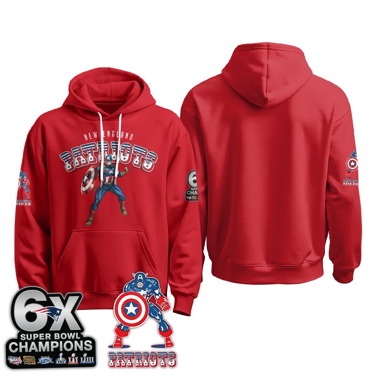 NE x Liberty Guardian Edition Pullover Hoodie V2 - Printed