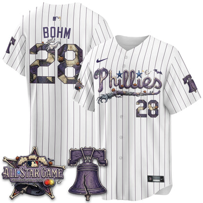 Philadelphia Phillies Nightmare Edition Vapor Jersey - Printed-NHM