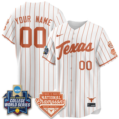 TEX Softball 2026 World Series (WCWS) Vapor Premier Limited Custom Jersey - B2B Champs - All Stitched