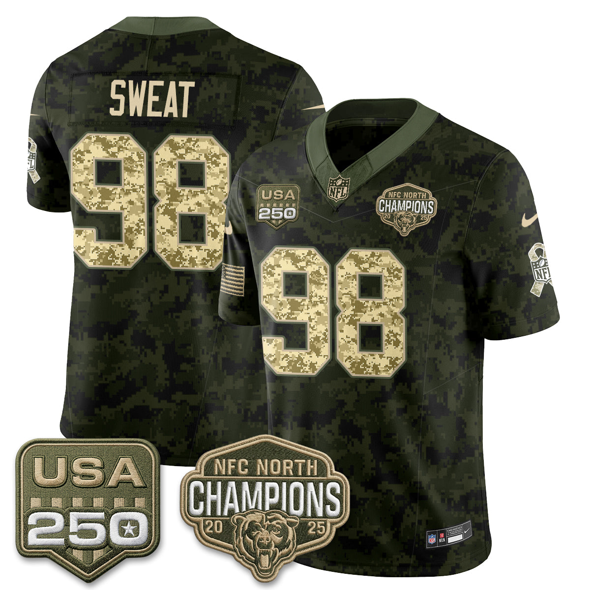 CHI 2026 Salute to Service Edition Vapor Jersey V2 - Stitched