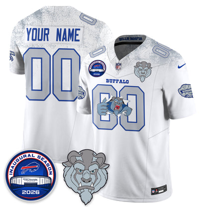 BUF x Hairy Blue Beast Edition Vapor Custom Jersey - Stitched