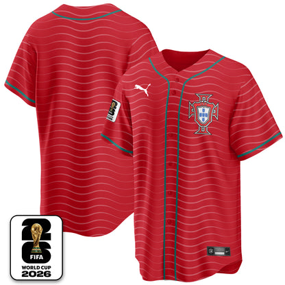 Portugal Soccer National Team x Baseball Vapor Limited Jersey - Stitched