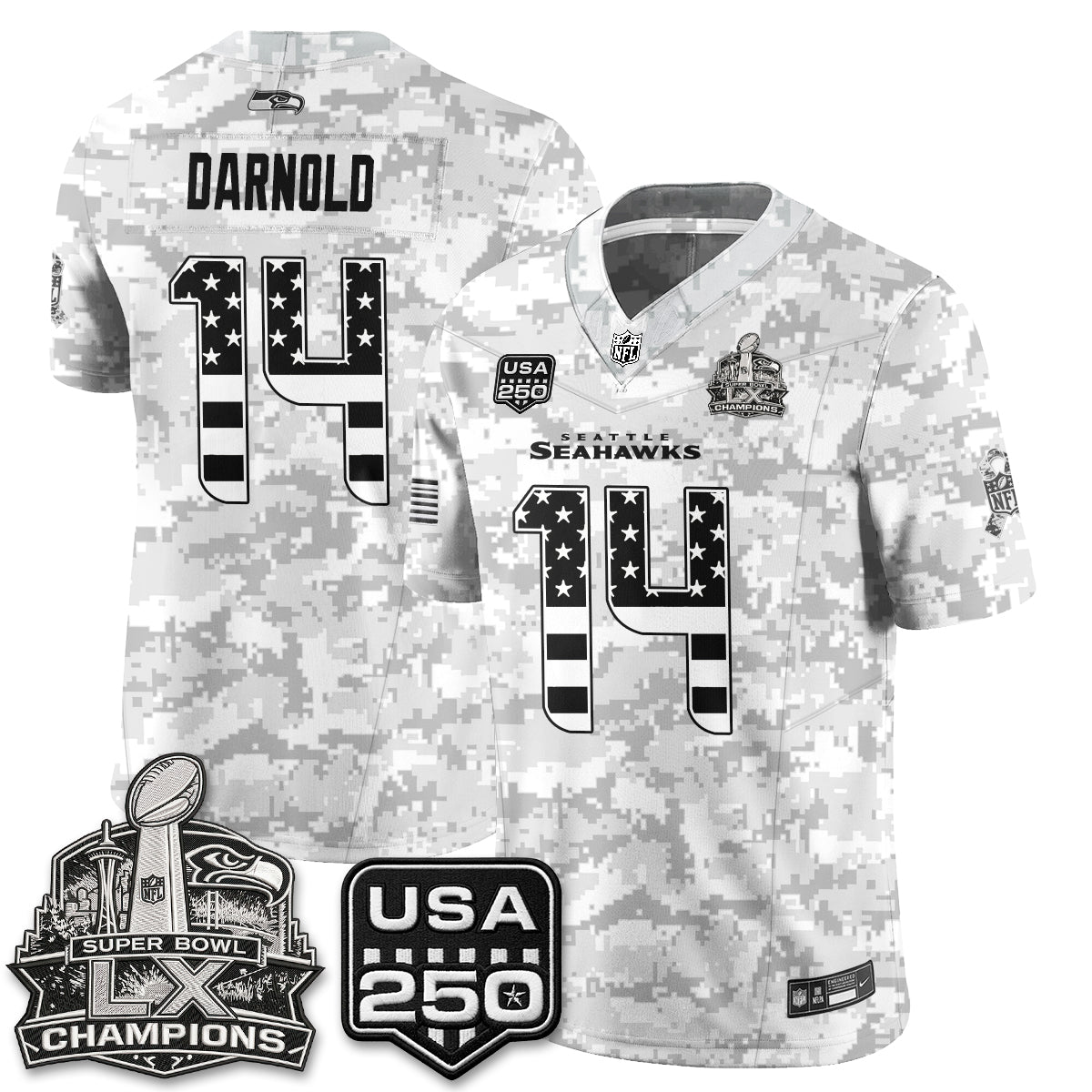 SEA 2026 Salute to Service Edition Vapor Jersey - Stitched