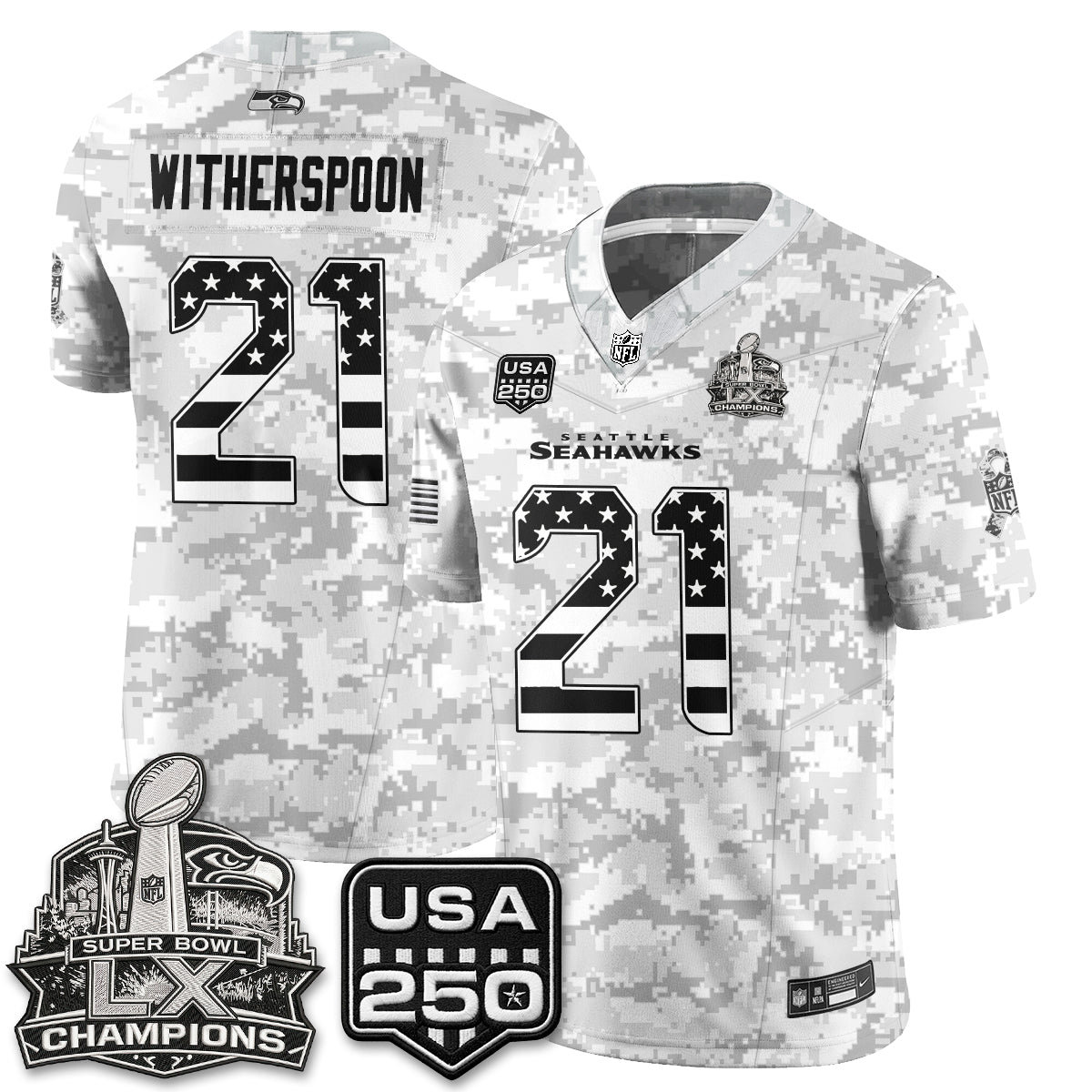 SEA 2026 Salute to Service Edition Vapor Jersey - Stitched
