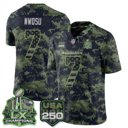 SEA 2026 Salute to Service Edition Vapor Jersey - Stitched