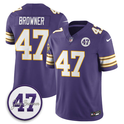 MIN Joey Browner Thank You For Memories - 1960 – 2026 Football Vapor Limited Jersey - All Stitched