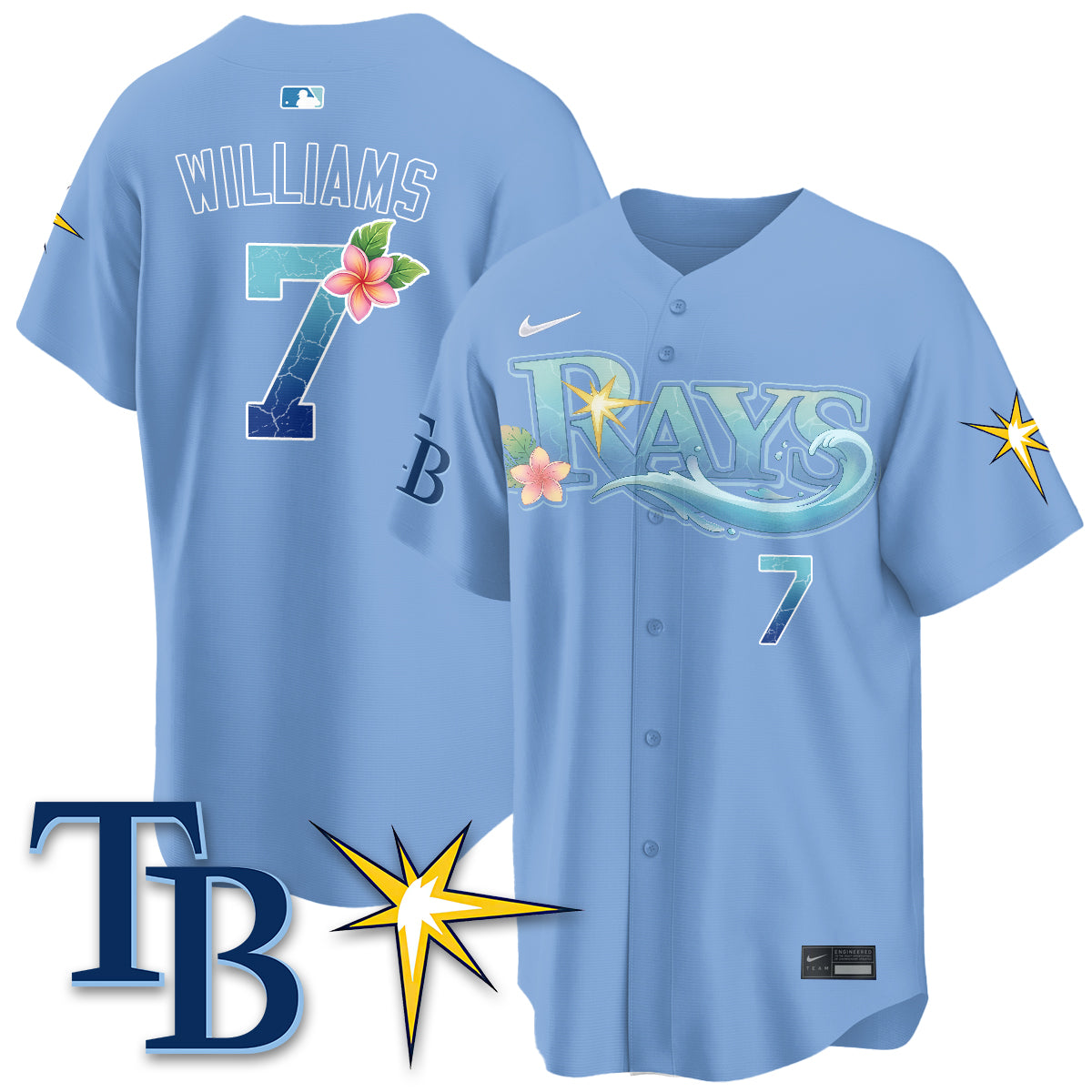 Tampa Bay Rays Aloha Spirit Vapor Limited Jersey - Stitched