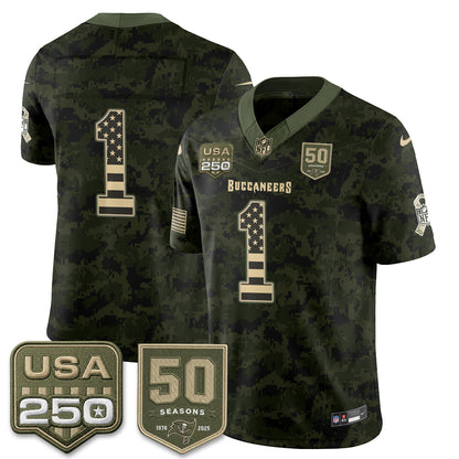 TB 2026 Salute to Service Edition Vapor Jersey - Stitched