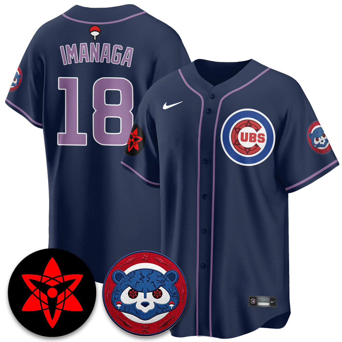 CHC Uchiha Sasuke Vapor Limited Jersey - Stitched-DTD