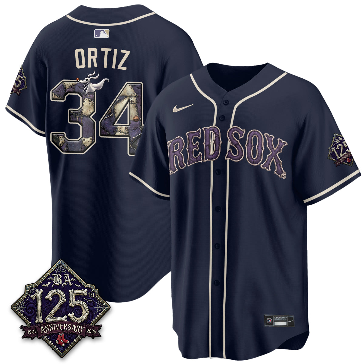 Boston Red Sox Nightmare Vapor Limited Jersey - Stitched