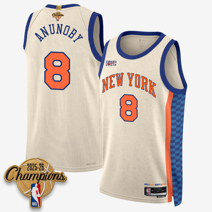 NYK 2026 Basketball Champions Vapor Jersey V2- Stitched