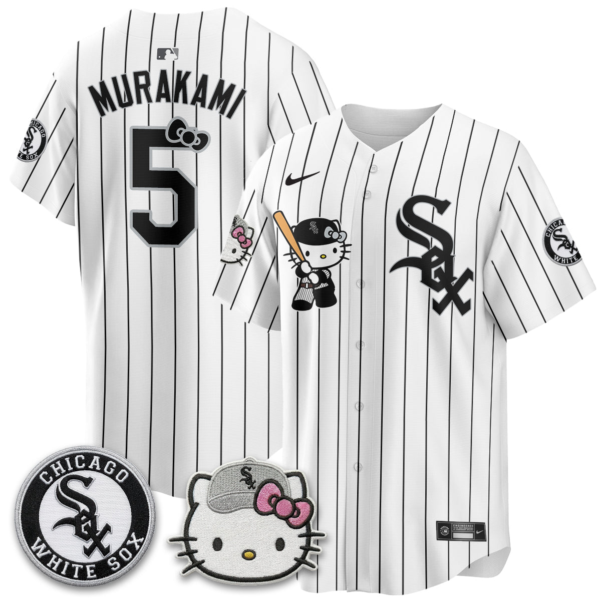 Chicago White Sox x Meow KT Vapor Jersey - Stitched