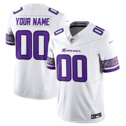 Minnesota Vikings Fangear Edition Vapor Custom Jersey - Stitched-NHM