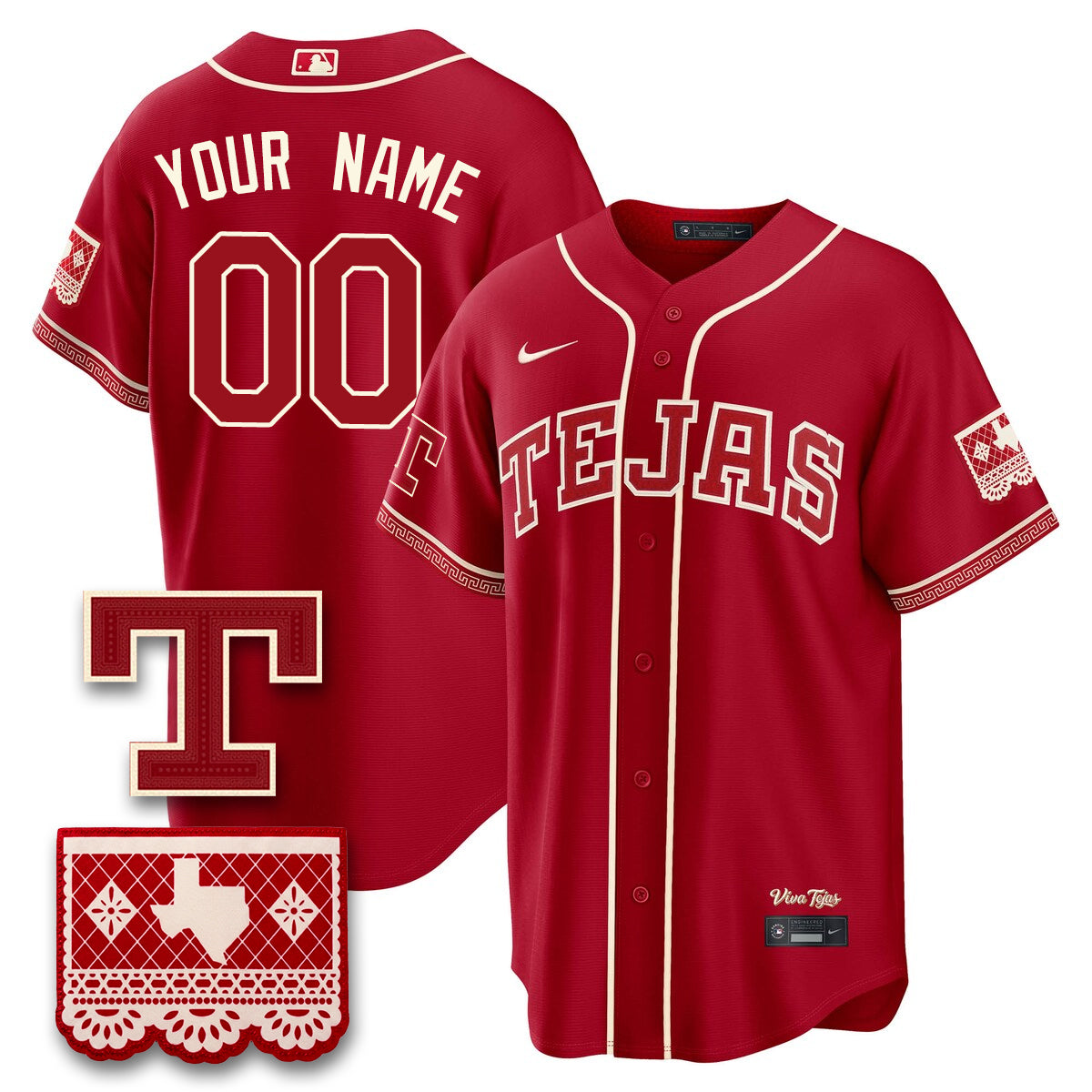 TEX 2026 City Connect Vapor Custom Jersey - All Stitched