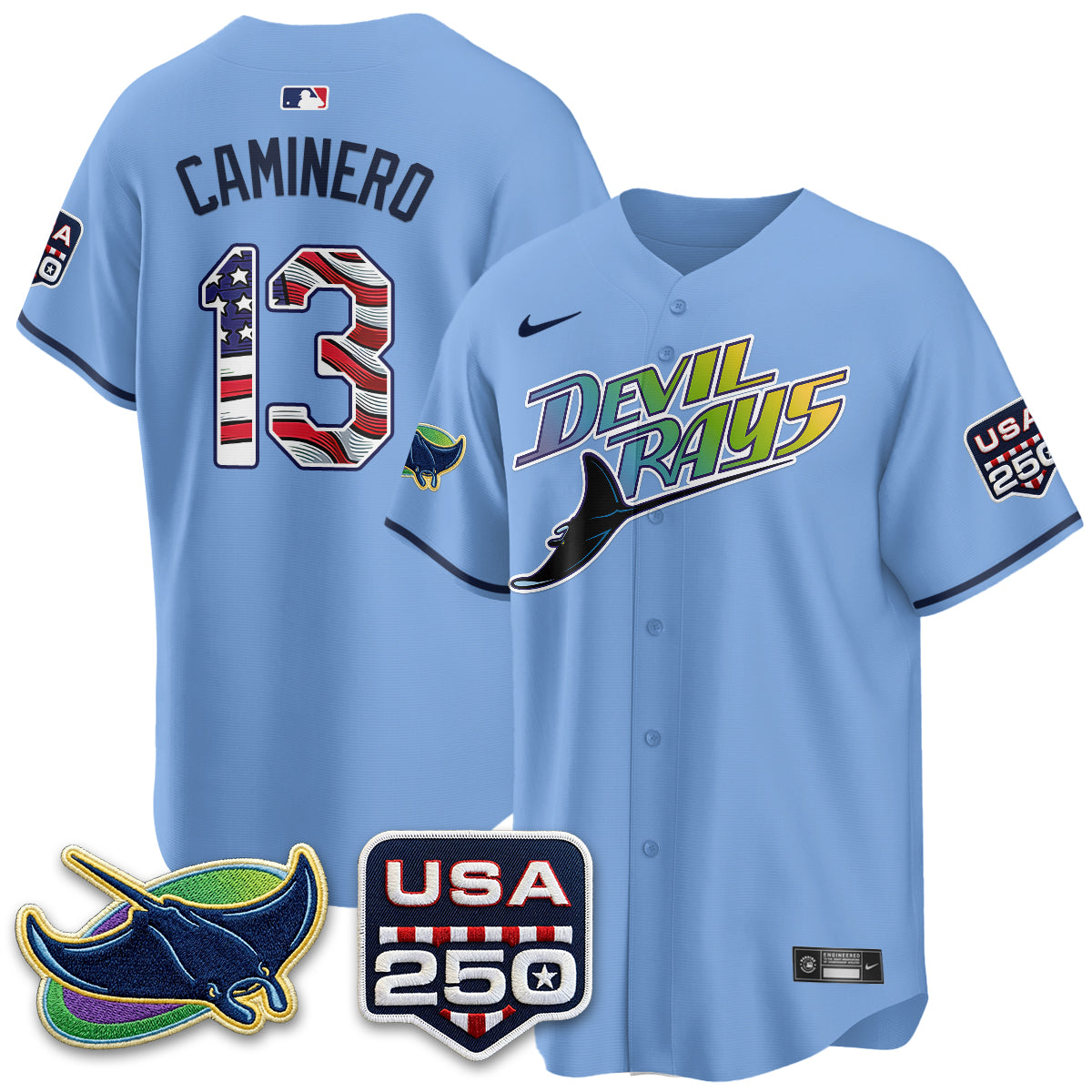 TB Independence Day USA 2026 City Connect Vapor Jersey - Stitched
