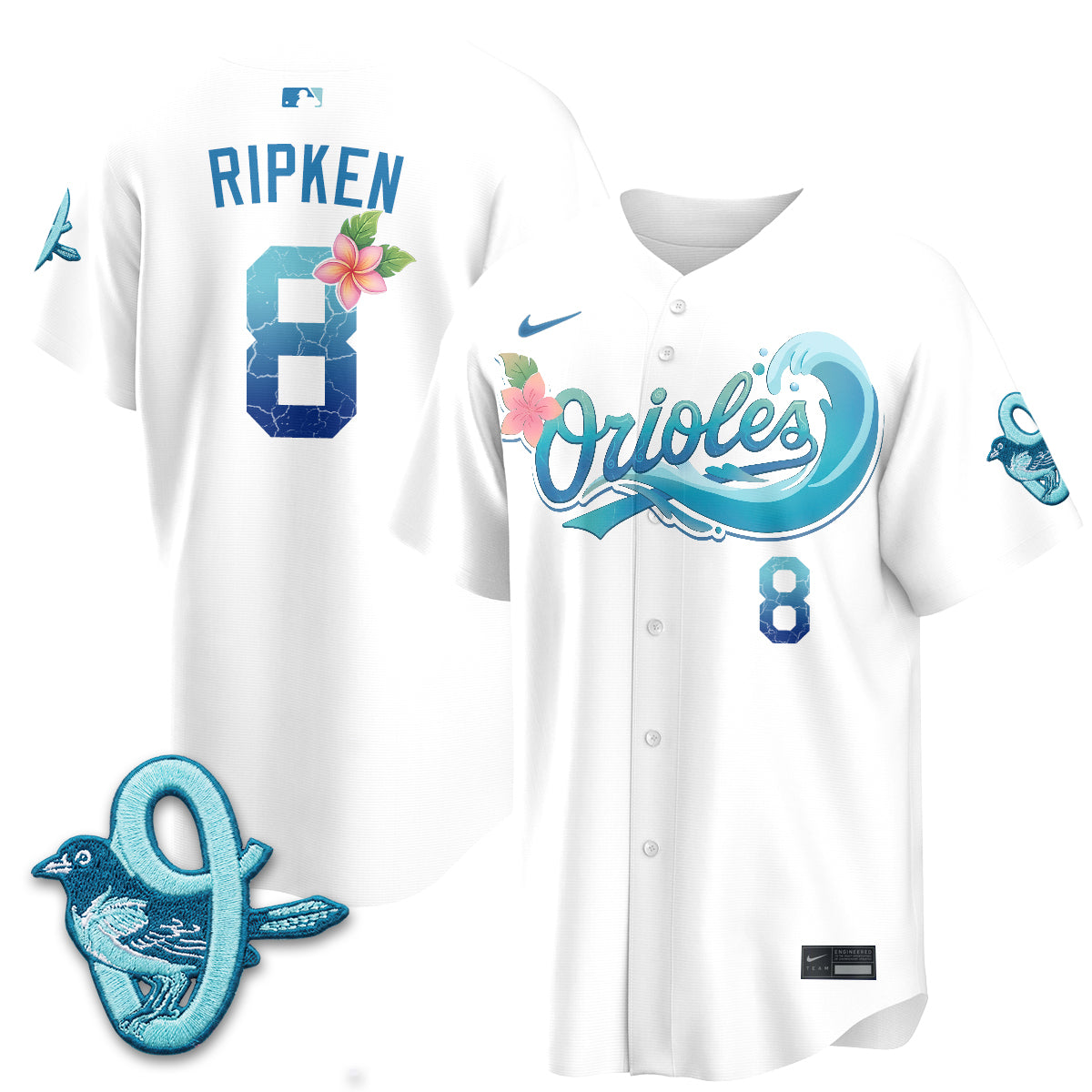 Baltimore Orioles Aloha Spirit Vapor Premier Jersey - Stitched