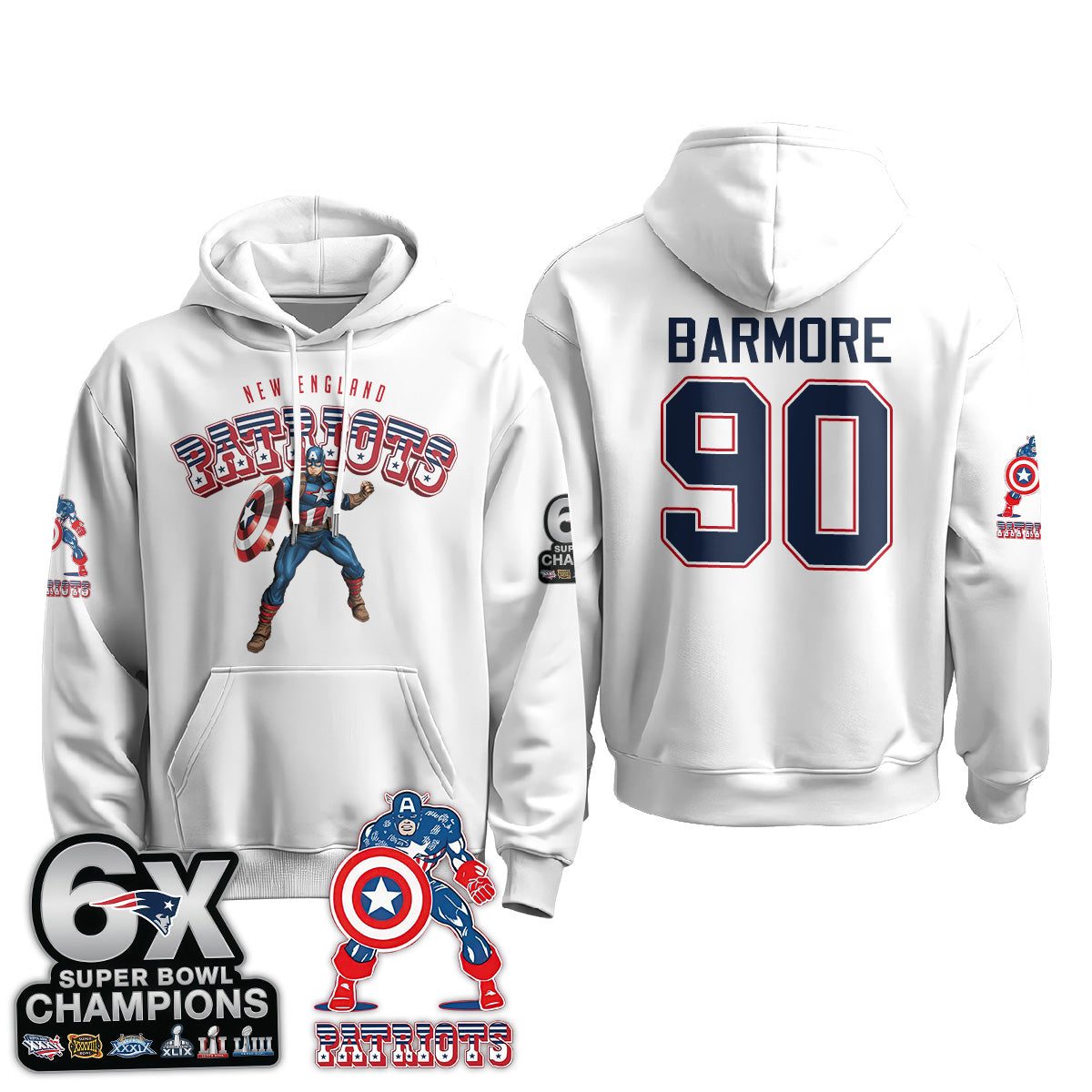 NE x Liberty Guardian Edition Pullover Hoodie V2 - Printed