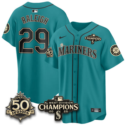 SEA Vapor Premier Limited Jersey - 50th Anniversary & AL West Division Champions - Steelheads Community Funds - All Stitched
