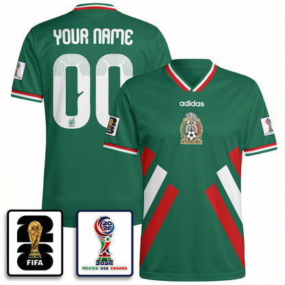 Mexico WC 2026 Fan Gear Version Custom Jersey - Printed