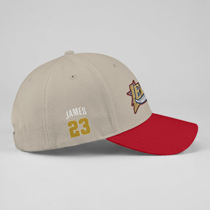Philadelphia 76ers LeBron James #23 Baseball Cap - Embroidered