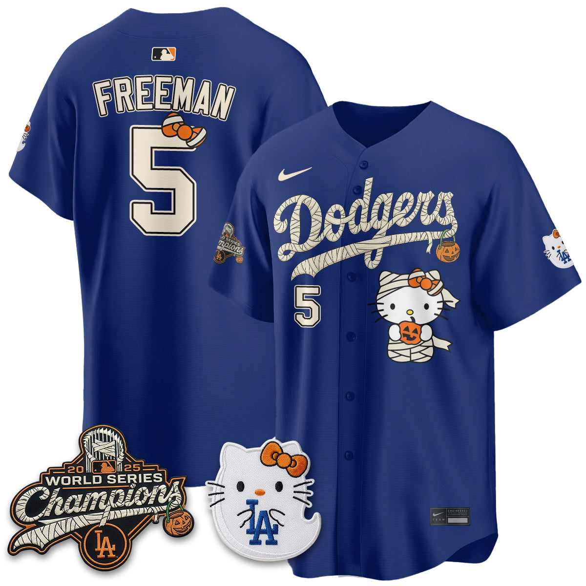 Los Angeles Dodgers Halloween 2026 Vapor Jersey V2- Stitched