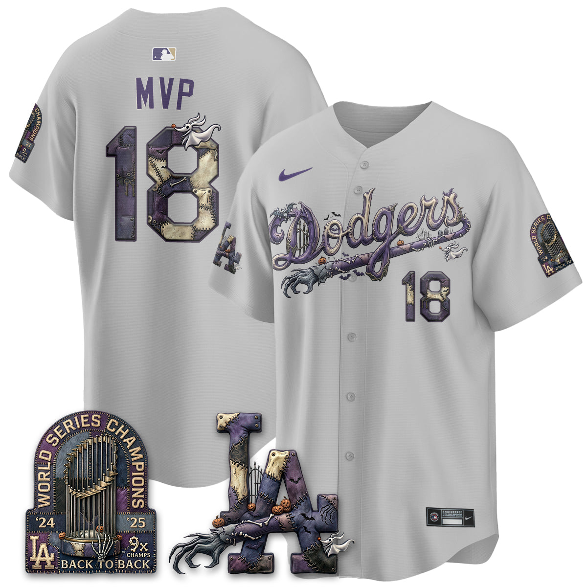 LAD Nightmare Edition Vapor Jersey - Stitched