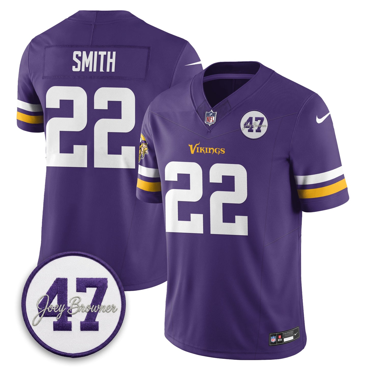 MIN Joey Browner Thank You For Memories - 1960 – 2026 Football Vapor Limited Jersey - All Stitched