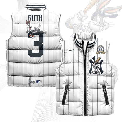 New York Yankees Edition Unisex Puffer Vest - Printed