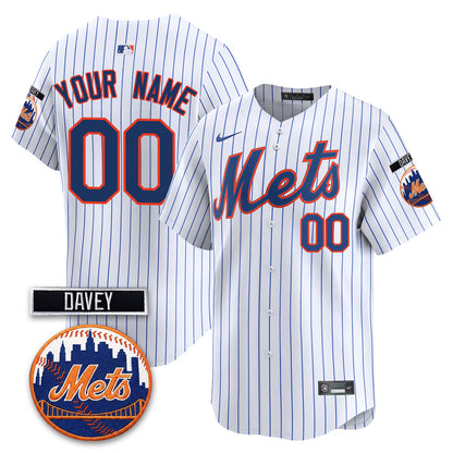 NYM 2026 Davey Johnson Memorial Vapor Custom Limited Jersey - All Stitched