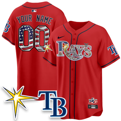 TB Independence Day USA 2026 Vapor Limited Custom Jersey - Stitched