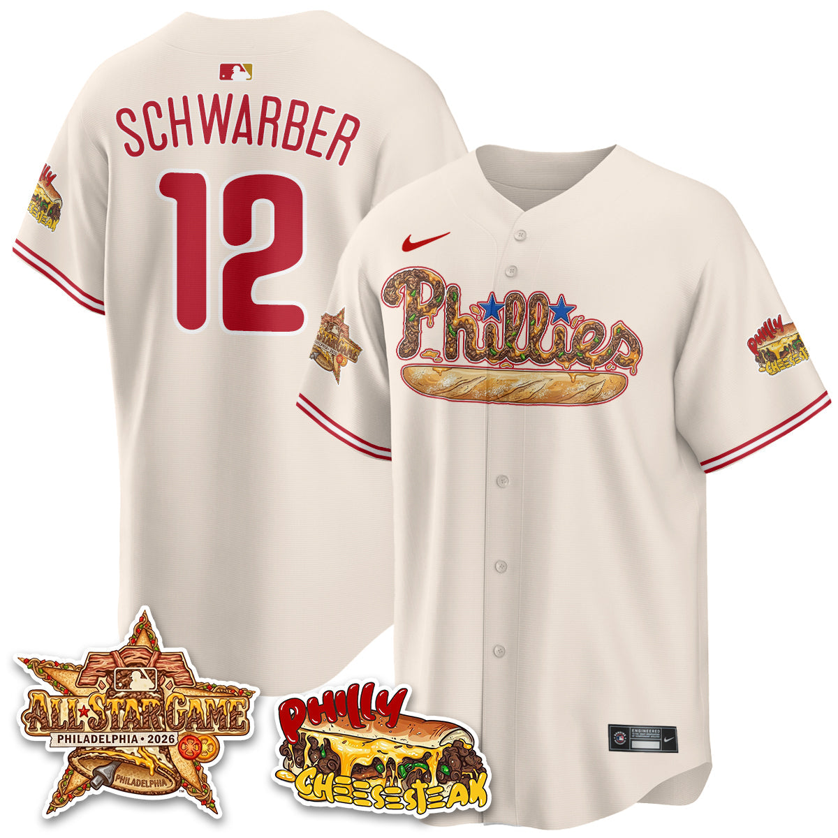 PHI Cheesesteak Edition Vapor Limited Jersey - Stitched