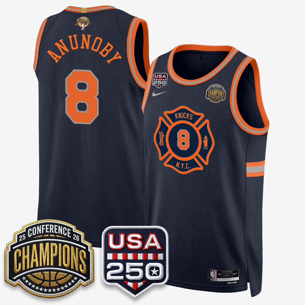 NYK 2026 NBA Eastern Conference Champions City Edition Jersey V2- Stitched