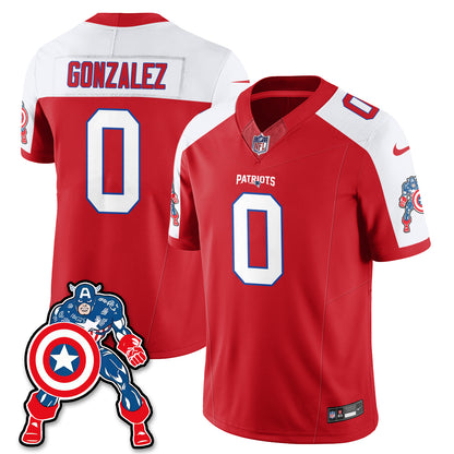 NE x Vibranium Shield Edition Vapor Jersey - Stitched