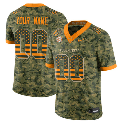 TENN 2026 Camouflage Edition Vapor Custom Jersey - Stitched