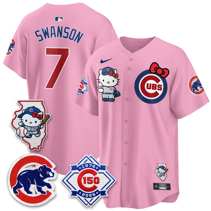 Chicago Cubs x Meow KT Vapor Premier Limited Jersey - All Stitched V2