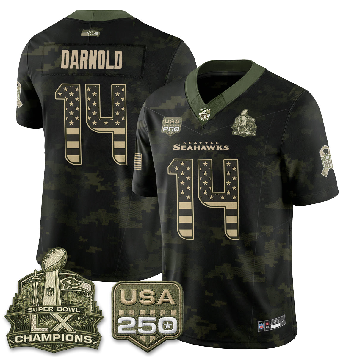 SEA 2026 Salute to Service Edition Vapor Jersey - Stitched