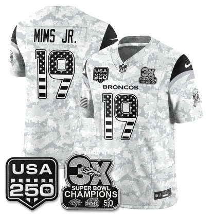 DEN 2026 Salute to Service Edition Vapor Jersey - Stitched