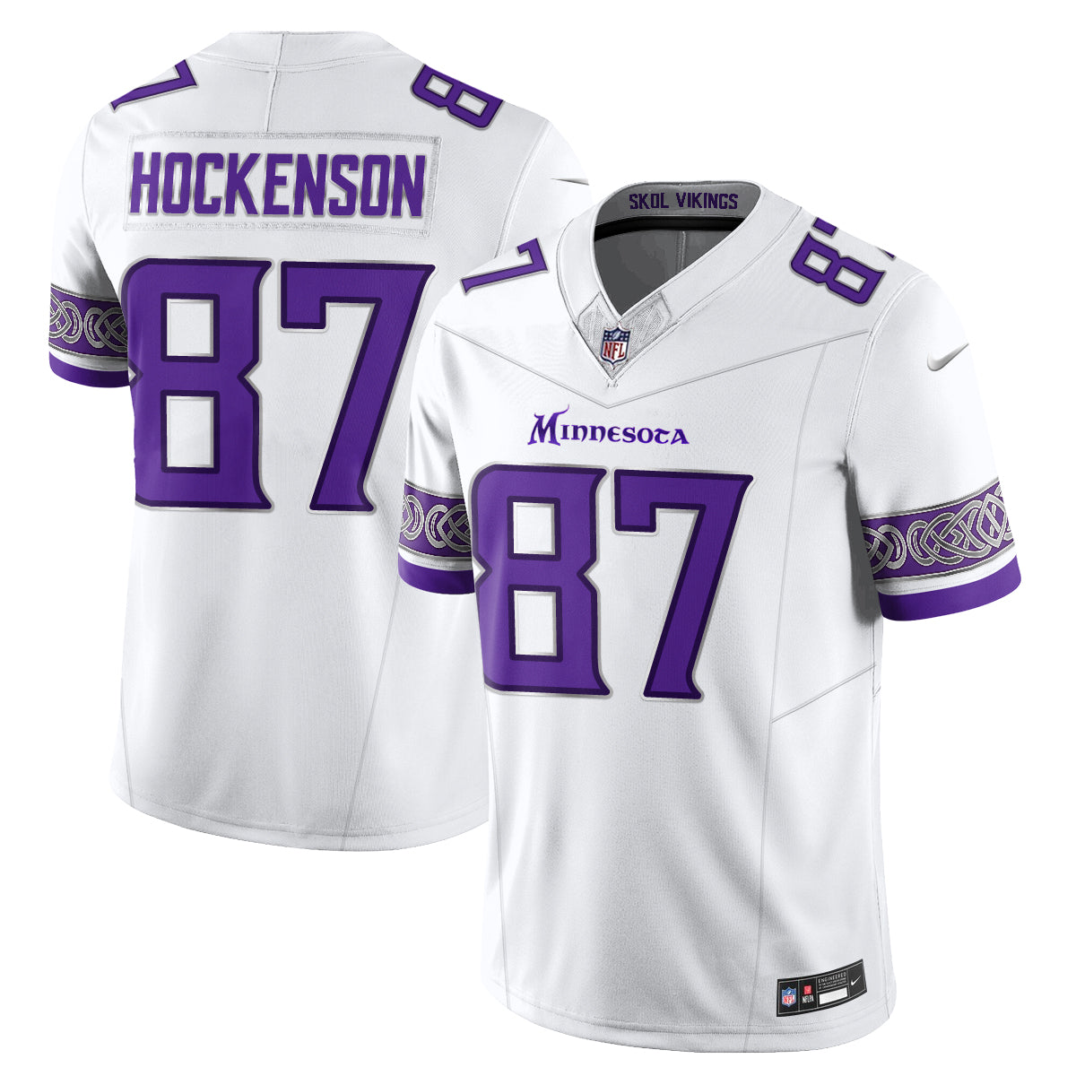 Minnesota Vikings Fangear Edition Vapor Jersey - Stitched-NHM
