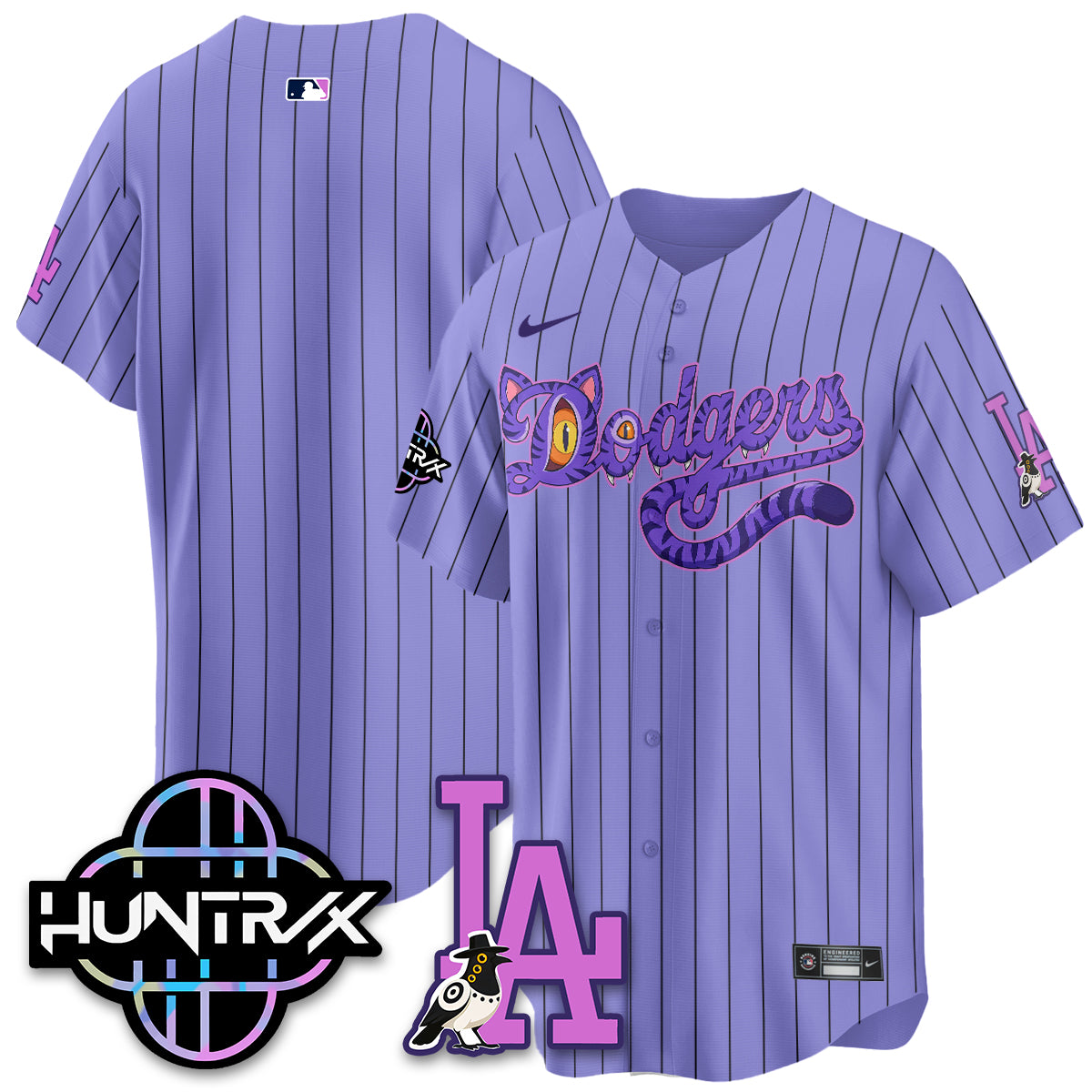 Los Angeles Dodgers x K-Pop Demon Hunters 2026 Vapor Jersey - Stitched