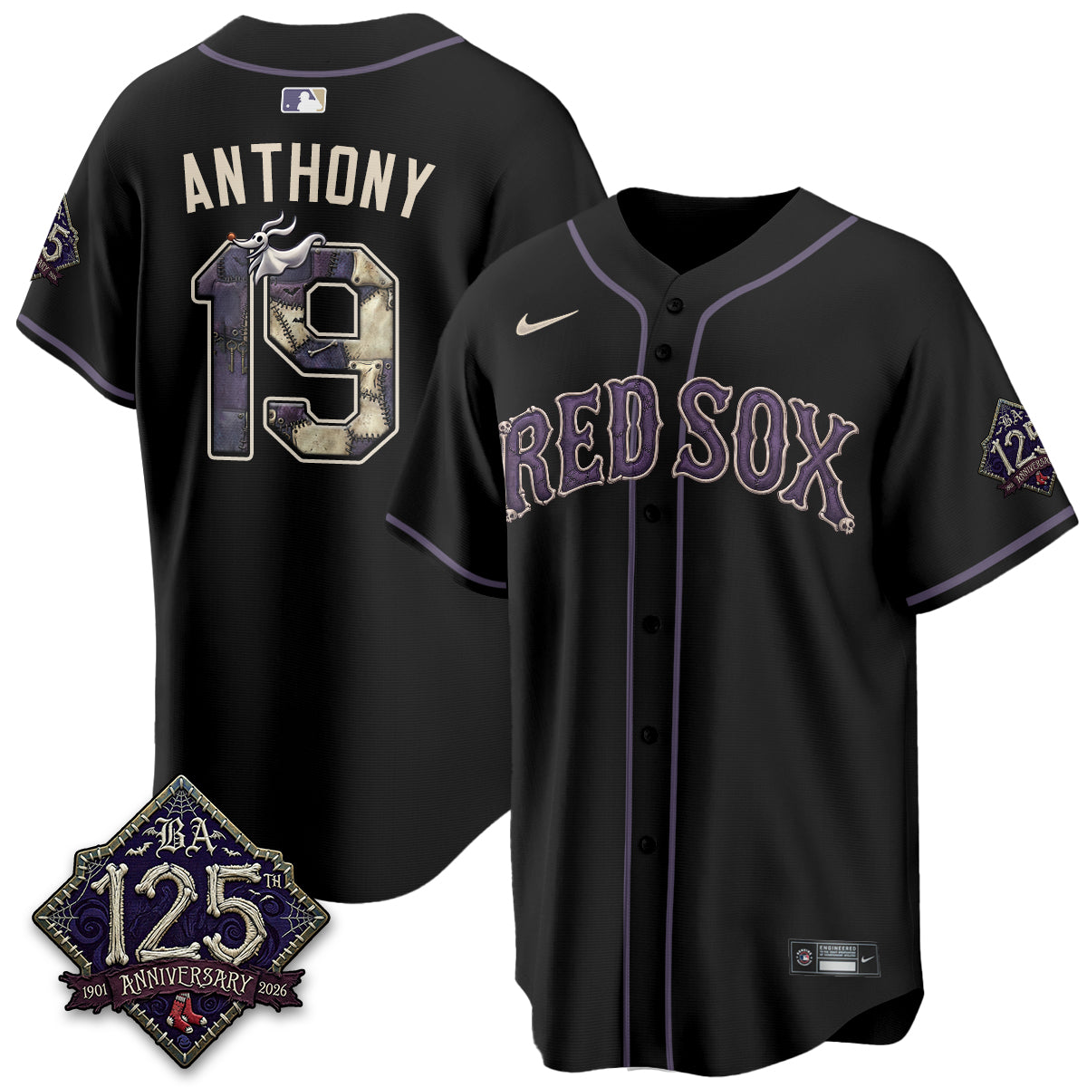 Boston Red Sox Nightmare Vapor Limited Jersey - Stitched