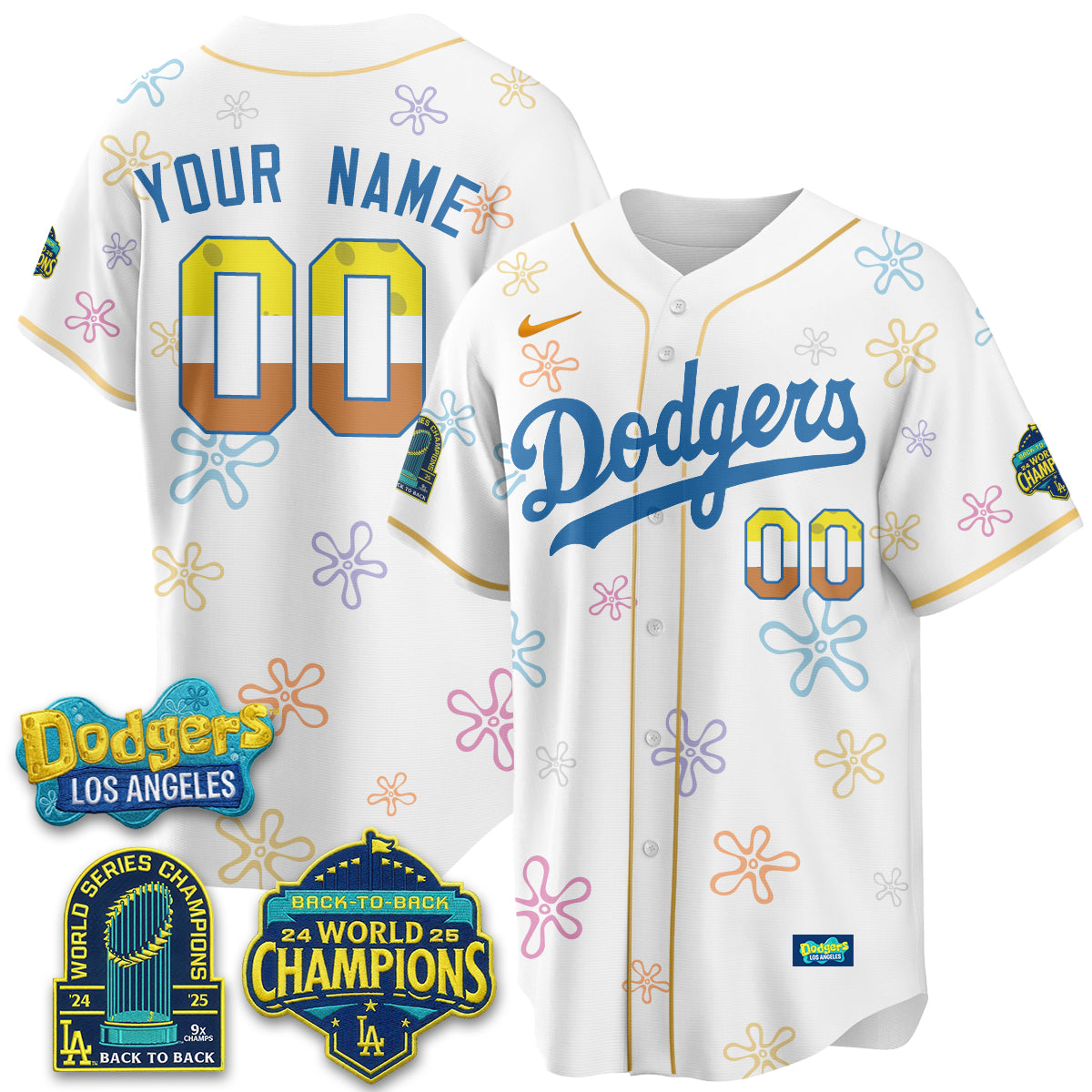 Los Angeles Dodgers x SBSP Vapor Custom Jersey - Stitched