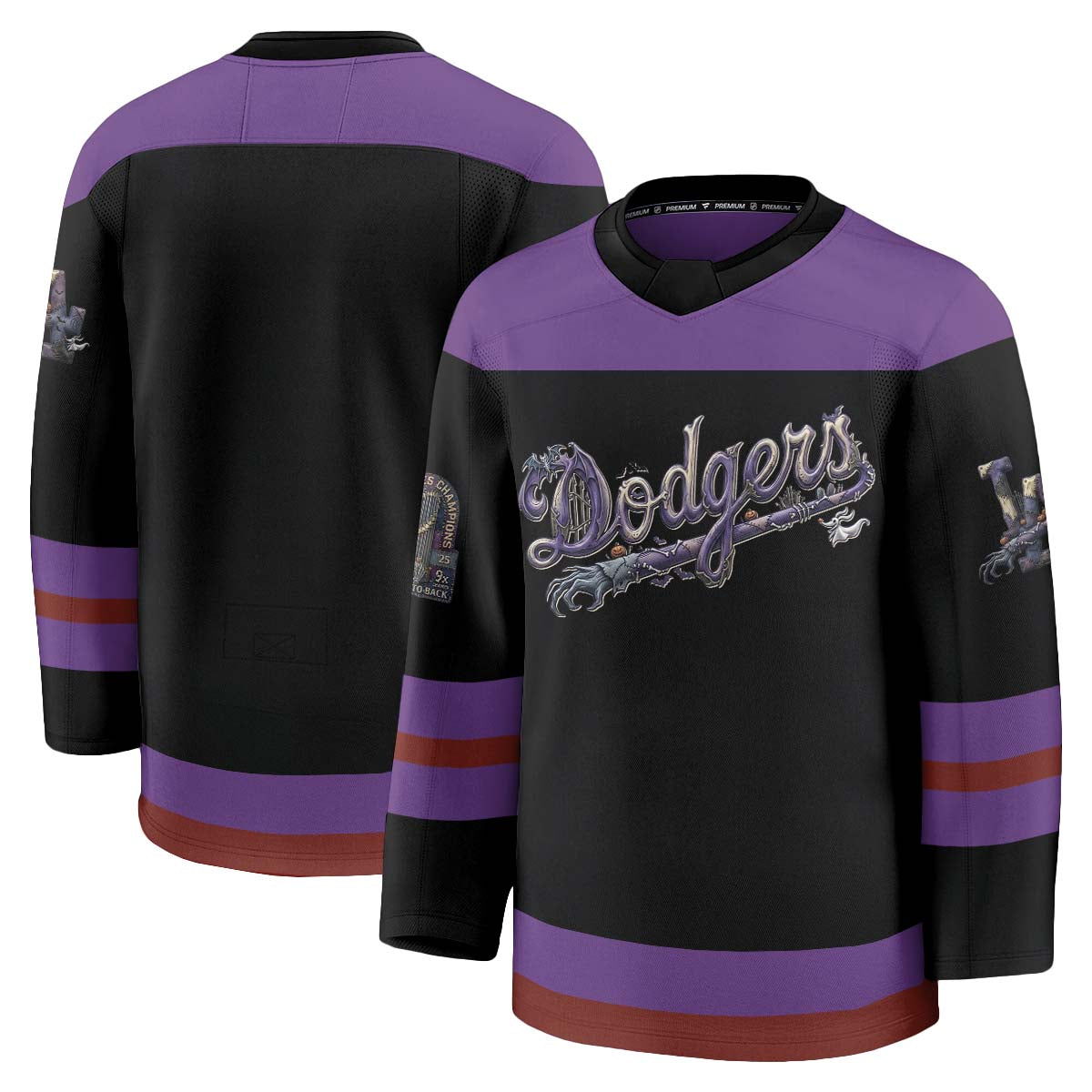LAD Nightmare Halloween Edition Hockey Jersey - Printed
