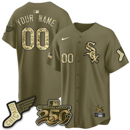 CWS Salute to Service 2026 Vapor Limited Custom Jersey - Stitched