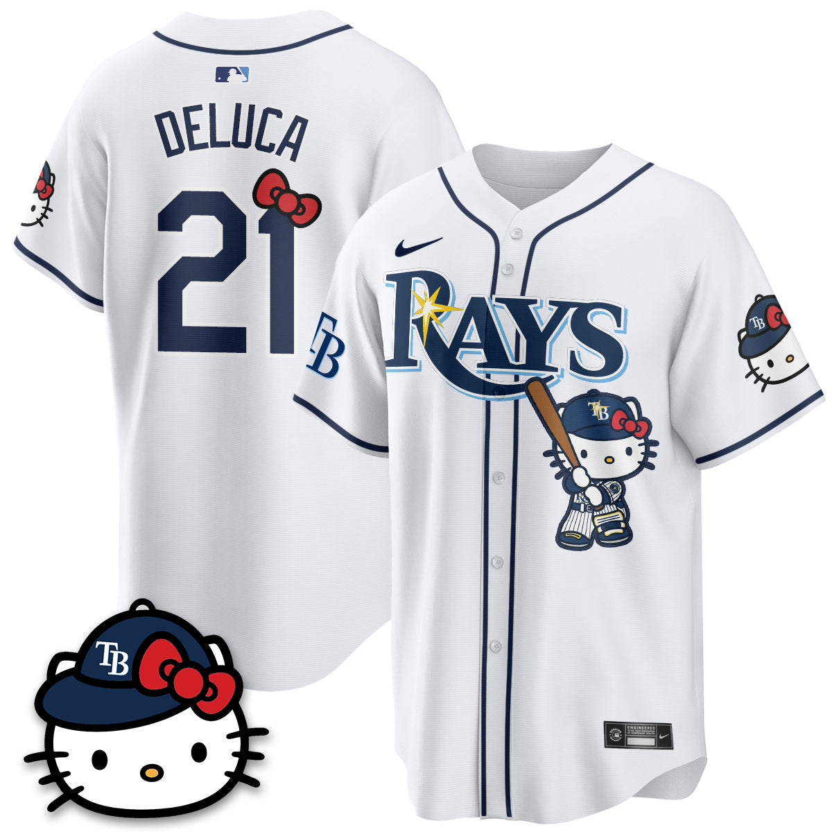Tampa Bay Rays x Meow KT Edition Vapor Limited Jersey - Stitched