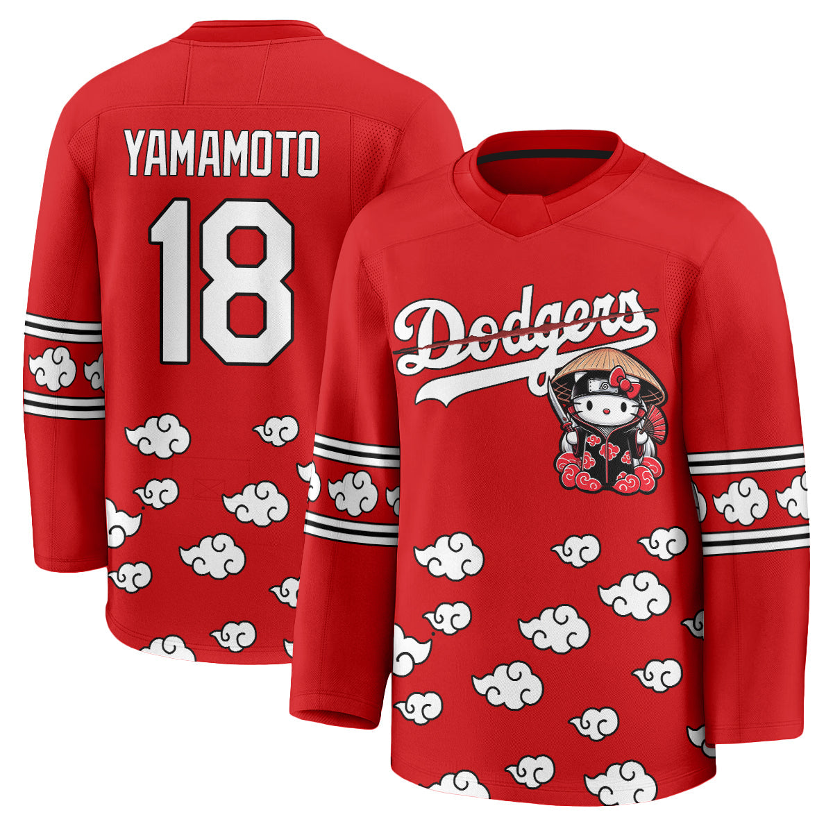 LAD Akatsuki Edition Vapor Hockey Jersey - Stitched
