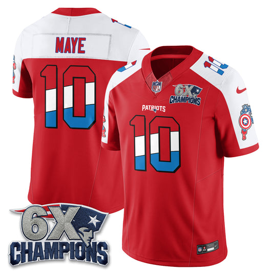 New England Patriots x Vibranium Shield Edition Vapor Jersey V2 - Stitched