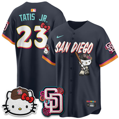 SD 2026 City Connect x Meow KT Vapor Limited Jersey - Stitched